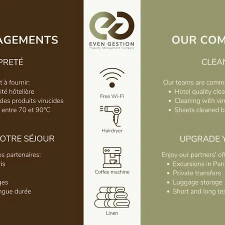 Apartmán 4pers#1bedroom#victor Hugo#arc De Triomphe Paříž